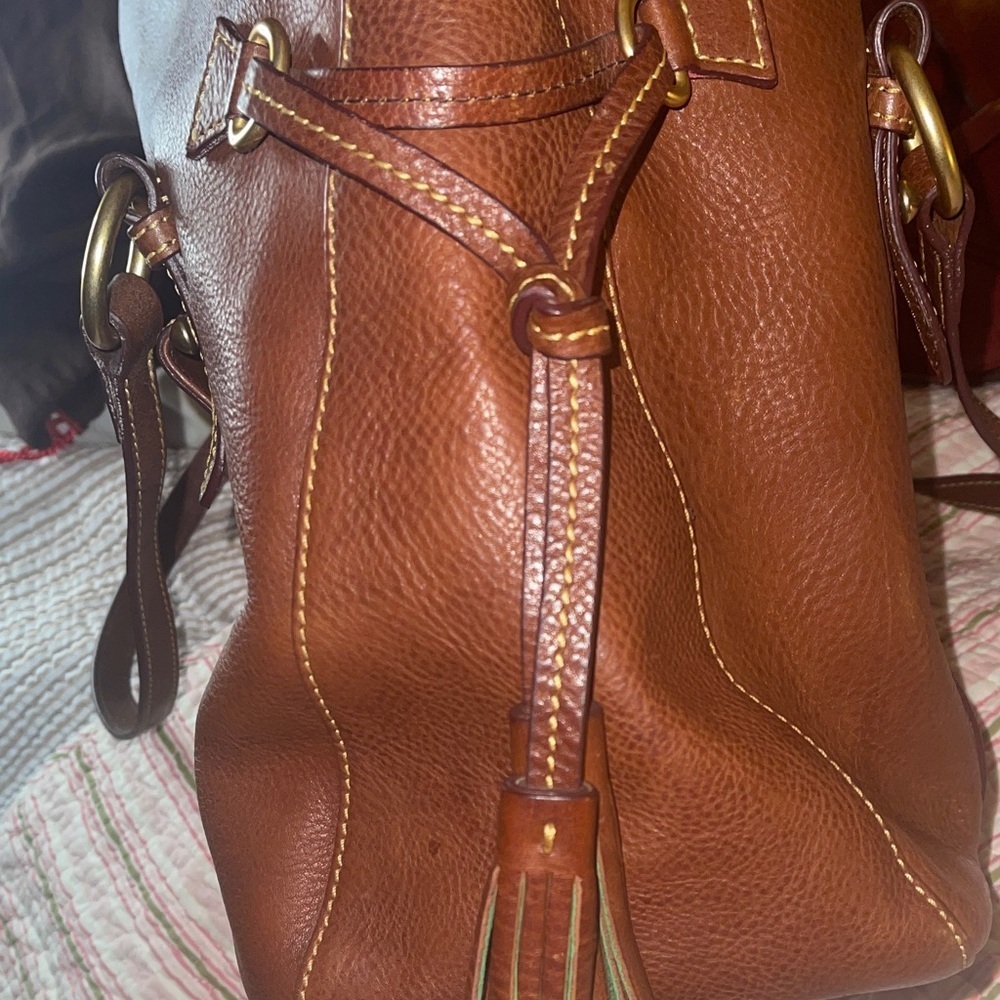 Dooney & Bourke Leather Florentine Travel Work Everyday Bag by Dooney & Bourke - Picture 14 of 15